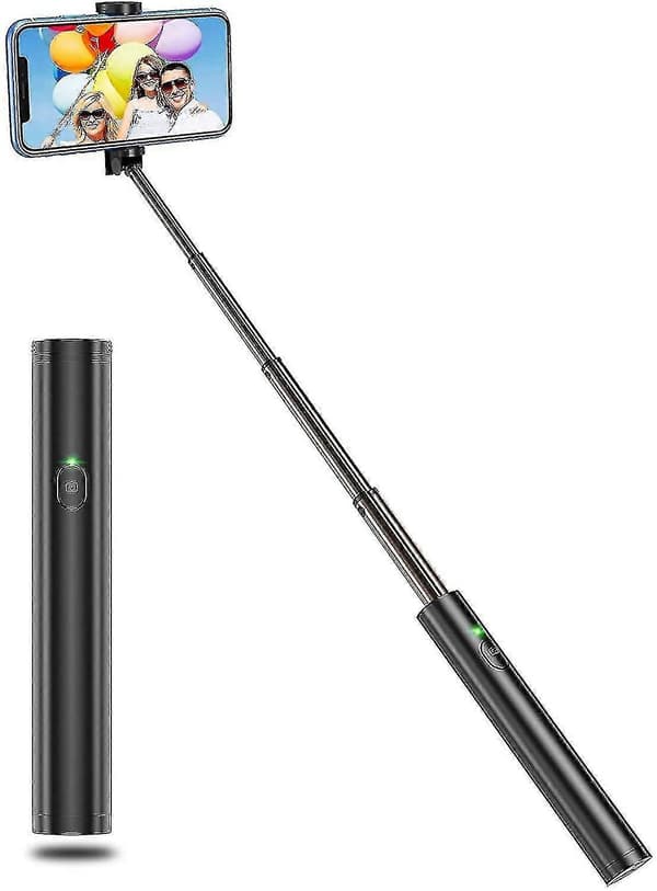 Bluetooth Selfie-stang, Aluminium, Lomme, iPhone/Samsung