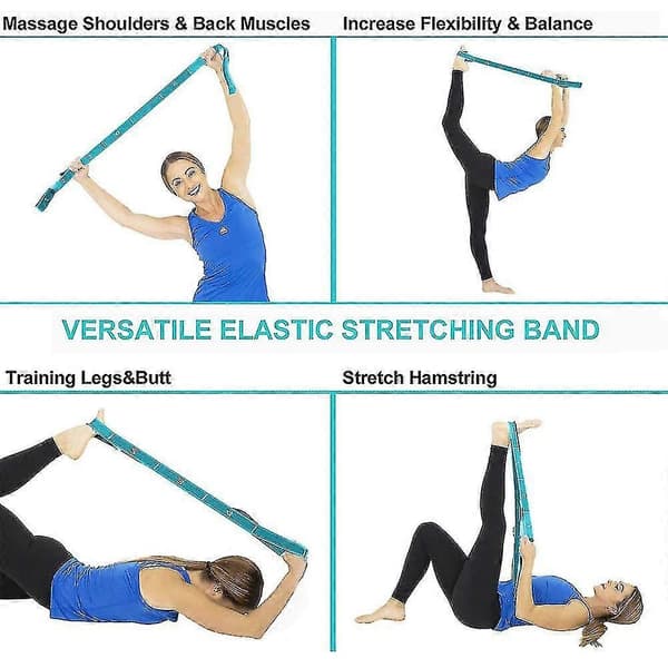 Yogabälte med ring, lämpligt för kvinnors yoga- och dansträning
