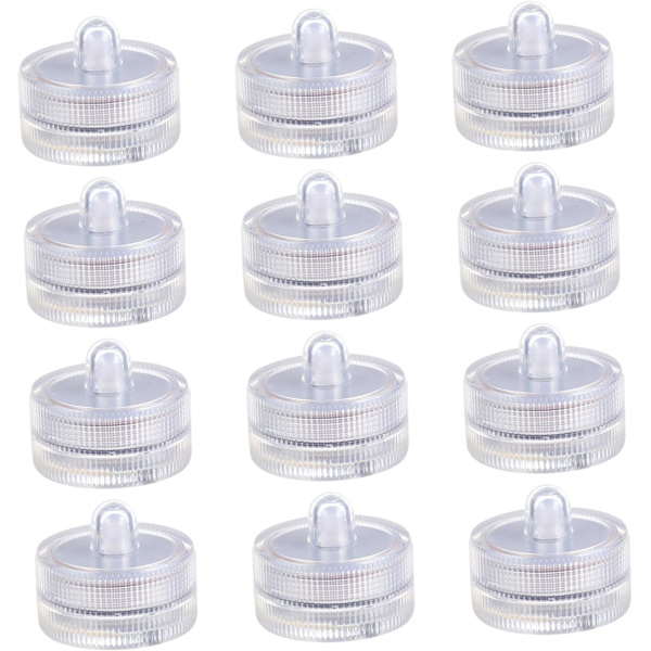 Runda Mini LED-värmeljus, 24 st