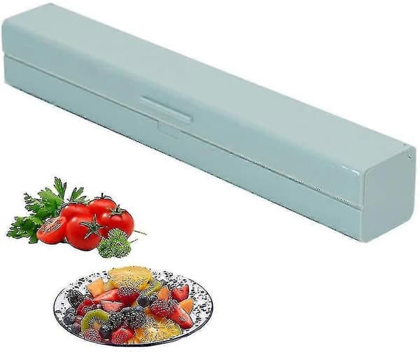 Plastfoliedispenser och skärare. Plastfoliedispenser. Matfoliedispenser. 5 x 5 x 32 cm