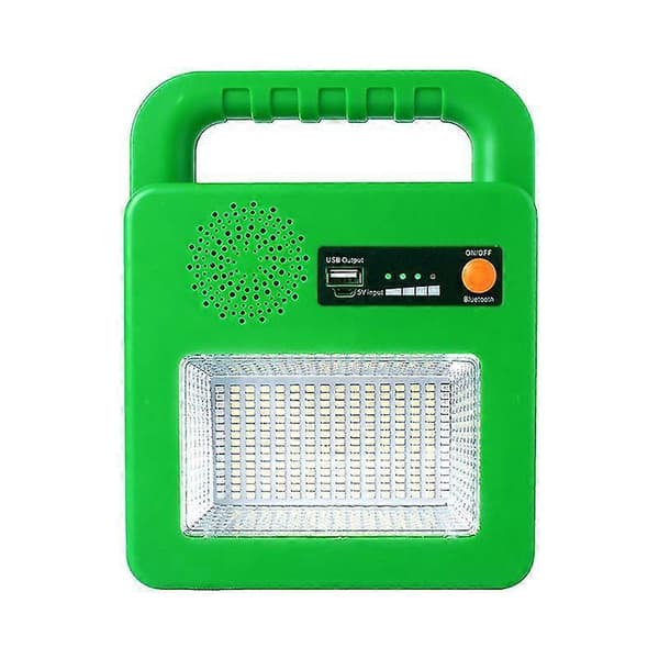Nødlys - 80LED Solar Nødlys Udendørs Natfiskeri Bluetooth Musiklys USB Genopladelig
