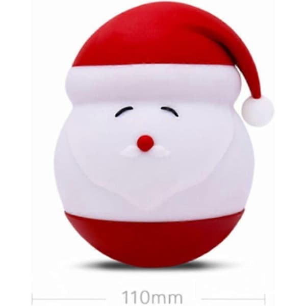 USB Silikon Santa Nattlampa för Barnrum, Dimbar Dekor