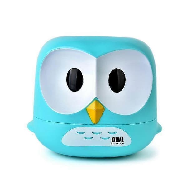 Splendid Owl Tissue Box Rull Skrivebord Tissue Box 1 stk - Blå