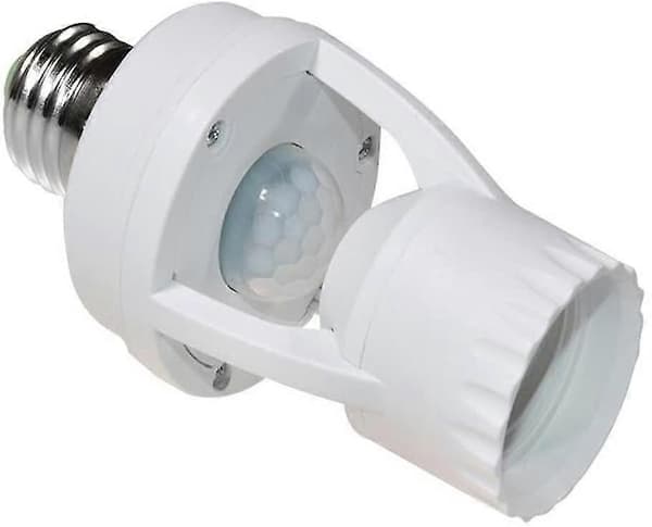 Glödlampshållare med Rörelsedetektor Säkerhetsdetektering E27 60w Rörelsesensor