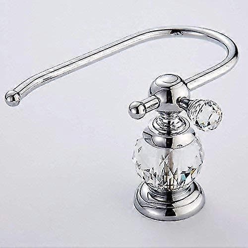 Crystal Collection Toiletpapirholder i messing, poleret krom