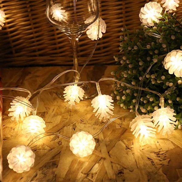 Juledekorasjon 6m LED julelys