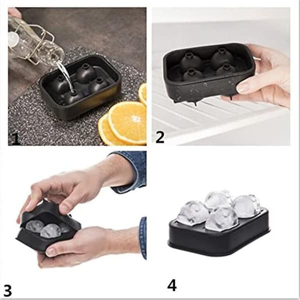 2-pack 37 Håls Isbitsform med Spillskyddslock, BPA-fri Återanvändbar Isbitsform Present
