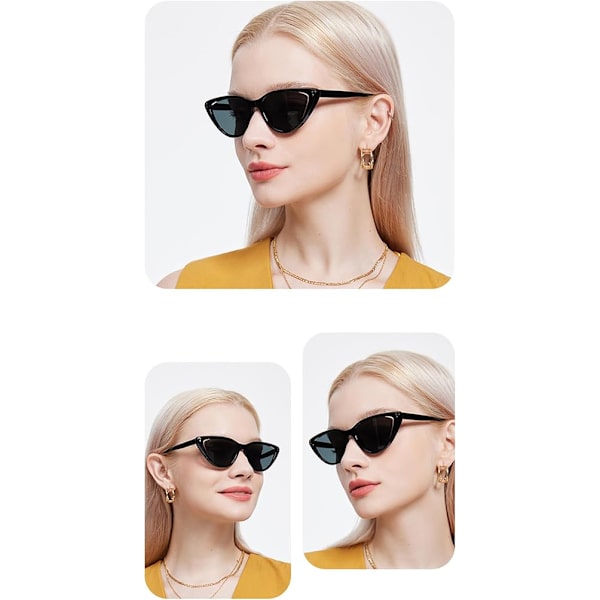 Dame katteøje solbriller modetrend