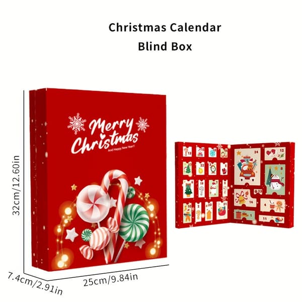 Adventskalender blind box julparty överraskningspresent perfekt julklapp