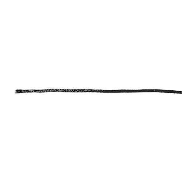 Elastisk snor til armbånd, perler og syning (sort)