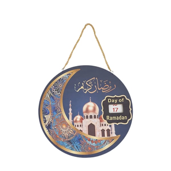 Ramadan calendar made of wood, DIY  Advent calendar for home hanging, Ramadan decorations