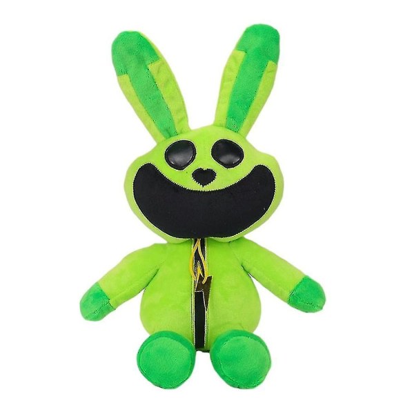 11,8 tums Smiley Animal Series Character Plysch Docka Katt Barn Födelsedag Julklapp green rabbit