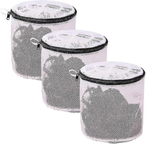 5-pack tvättväskor för underkläder, ömtåliga tvättväskor i mesh, tvättmaskin