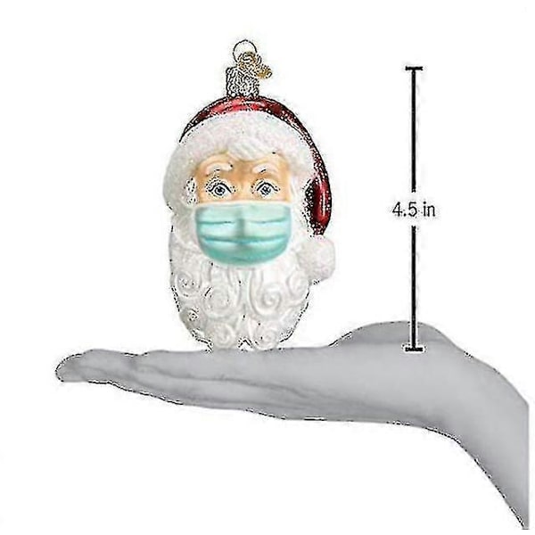 Jultomteprydnad med mask
