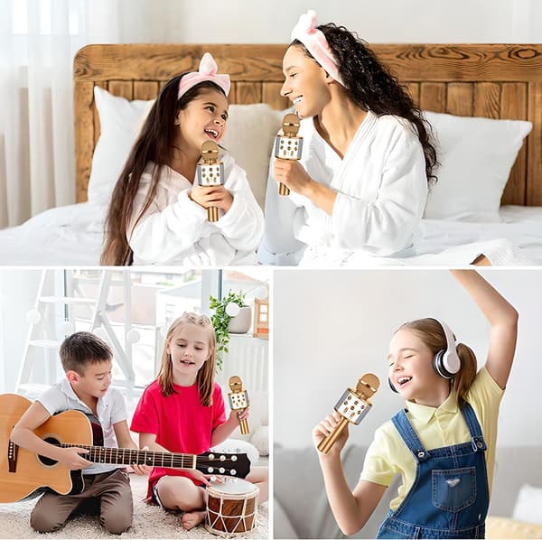 Bluetooth Karaoke Kannettava Langaton Käsimikrofoni Stereo