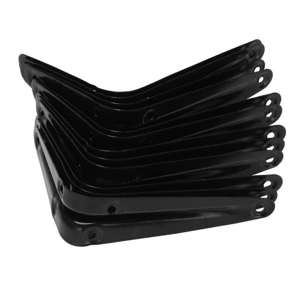 20-pack Hyllkonsoler Kraftiga Svarta Metall Flytande Hyllkonsoler