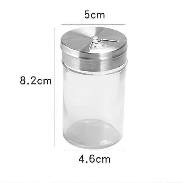 Förpackning med glas kryddflaska dispenser kryddburk köksartiklar