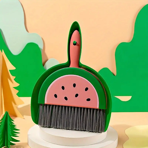 Børns mini kost og fejebakkesæt, rengøring af skrivebordet