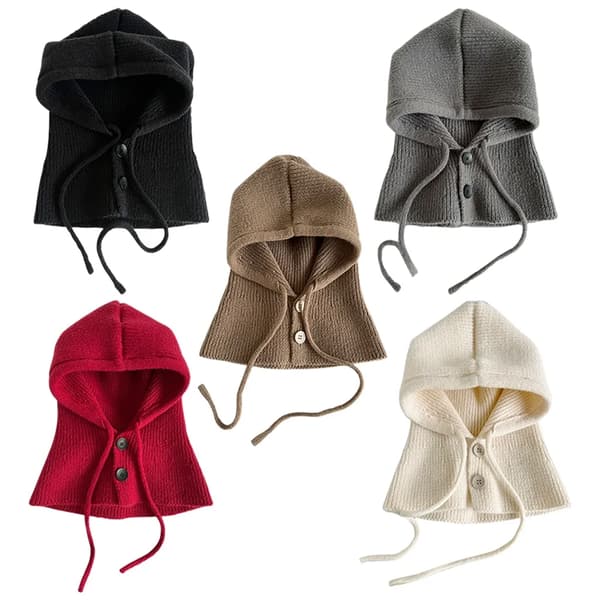 Dame Vinterlue Hette Skjerf Balaclava (Beige)