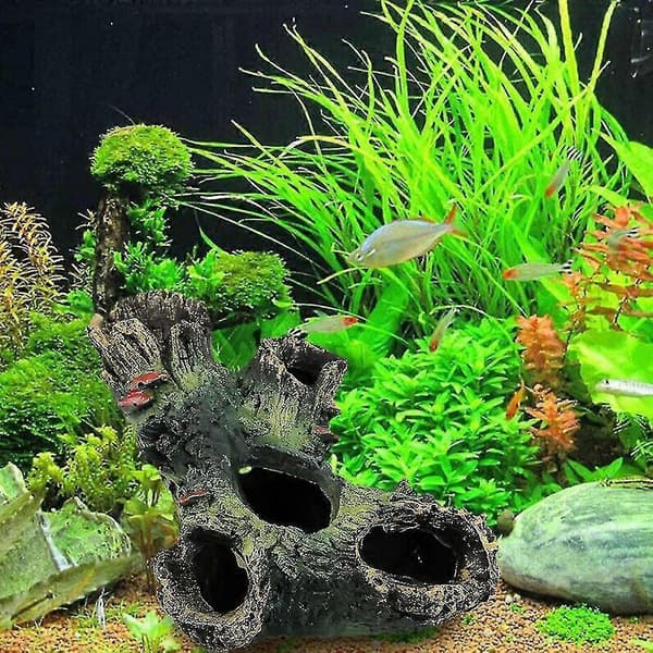 Harpikstreestammer, drivved, akvariumpynt, dekorasjonstilbehør til akvarium