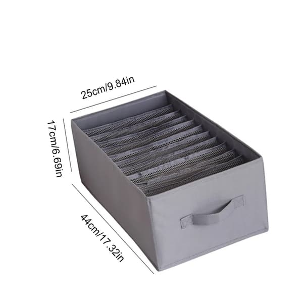 Garderobearrangør, opbevaringsboks 12 rum, skuffesystem, foldbar