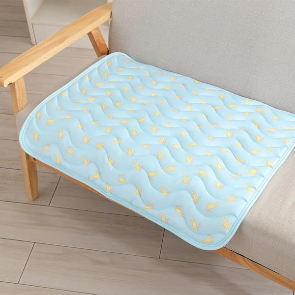 Lemmikkimatto Jääsilkki Matto Kesä 50×40cm Koiran Jäähdytysmatto, Hengittävä Lemmikkikoira Peitto Peitto, Viilentää Kissat Ja Koirat