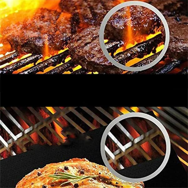 Non-stick grillmåtte, 5-delt grillsætsæt