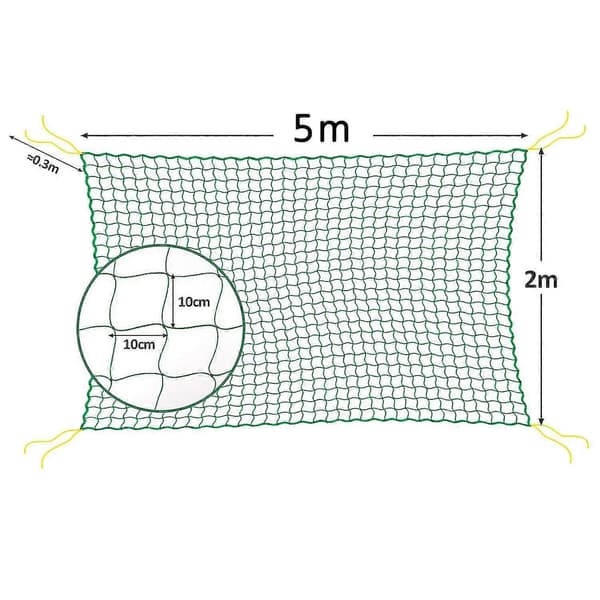 Espaliernet, perfekt til dyrkning af agurker og tomater 2x5m