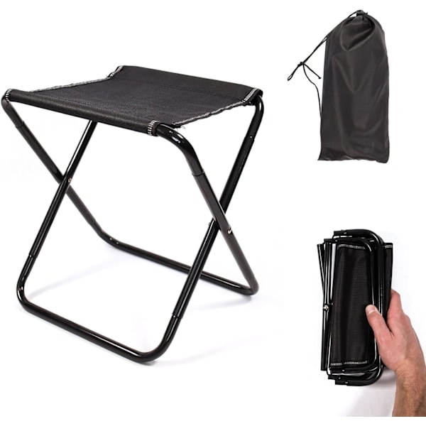 Bärbar hopfällbar campingstol för utomhusbruk