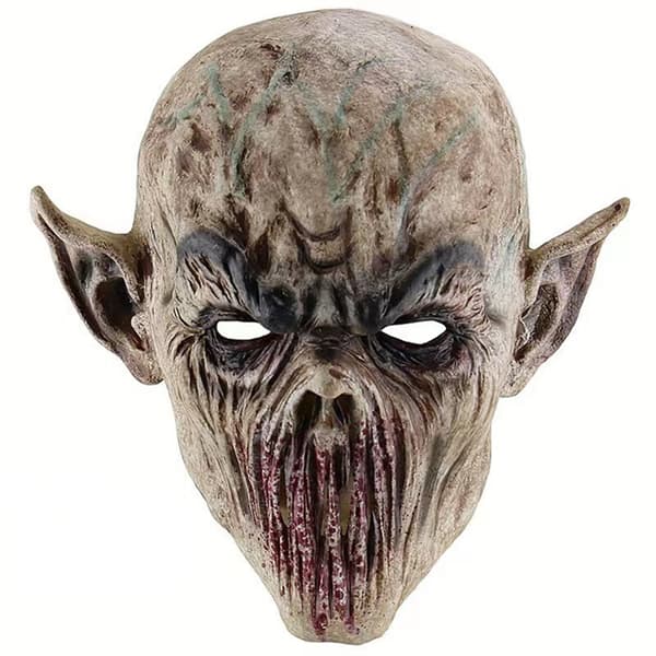 Halloween horror djævlemaske, 1 stk