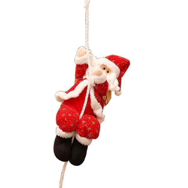 30 cm Jultomte Klättrande Rep Rolig Julklapp Marknadsdisplay Dekoration