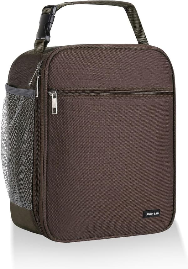 Unisex Lunsjboks Lunsjpose Lunsjboks Kjølebag (Brun)