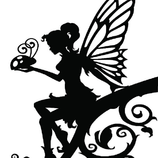 Metal Silhouette Fe Dekoration til Have