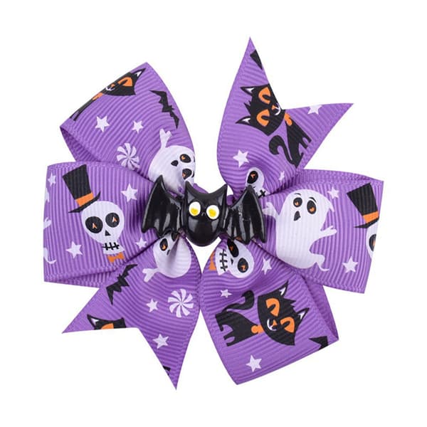 Halloween Jack-O-Lantern rusetti hiusklipsit, 5 kpl