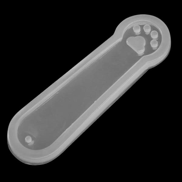DIY bokmärkesform tillverkning epoxi silikon transparent form
