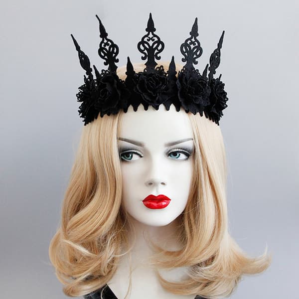 Halloween hodeplagg i blonde, svart