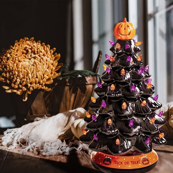 Halloween gresskar-tre, 1 stk