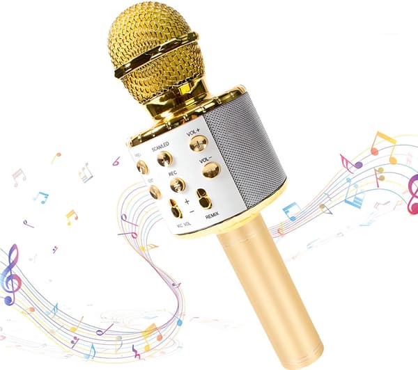 Bluetooth Karaoke Kannettava Langaton Käsimikrofoni Stereo