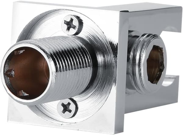 Gjutjärns dusch armbågsfäste - koppar dusch fast väggfäste