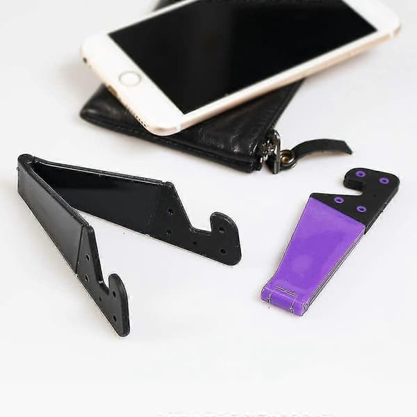 Telefonholder, 9-delt Universal Foldbar Lommeformat Plast V-formet Gave