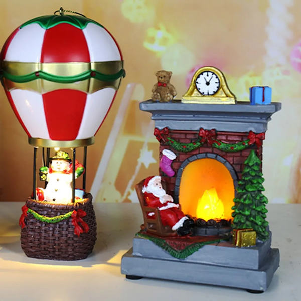Juldekorationer Luftballong Snögubbe Hartsornament Nattljus Julgåva