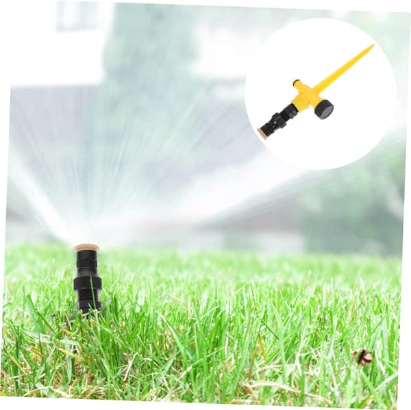 3-delad grässprinkler 360° automatisk roterande sprinkler