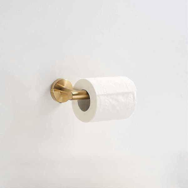 304 toiletpapirholder i rustfrit stål, børstet messing toiletpapir rulleholder