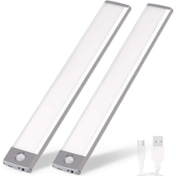 LED-nattlys med bevegelsessensor, magnetisk, oppladbar
