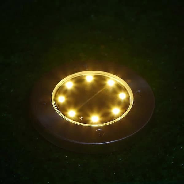 LED Solarlampor för Trädgården, Rostfritt Stål, Varmvitt, 4-pack