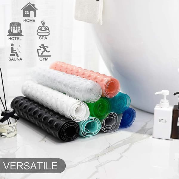Badekarmatte for dusj Ekstra lang sklisikker baderomsmatte, 99 x 41 cm dusjmatte