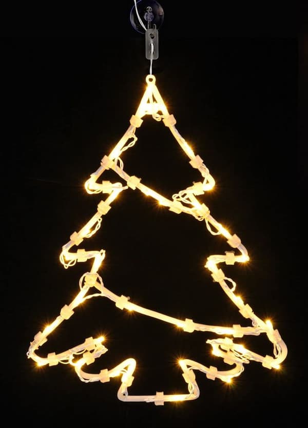LED Julevinduesprofil XXL - Tema: Juletræ