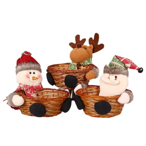 3-pack Juldocka godiskorg, julklappspåse