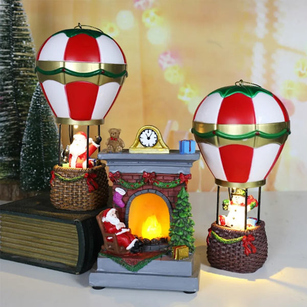 Juldekorationer Luftballong Snögubbe Hartsornament Nattljus Julgåva