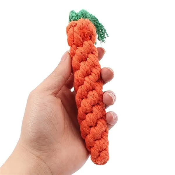 Gulrotformet kjæledyrleke, tyggeleke